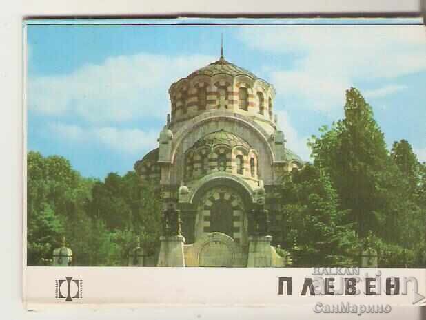 Картичка  България  Плевен Албум с изгледи 1