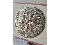 TEPELĂ ARTIȘANALĂ DE EPOCĂ, AURITĂ, ÎN STARE EXCELENTĂ