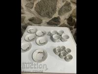 Παλιά Βουλγάρικα φλιτζάνια και πιατάκια με σήμανση