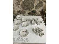 Παλιά Βουλγάρικα φλιτζάνια και πιατάκια με σήμανση