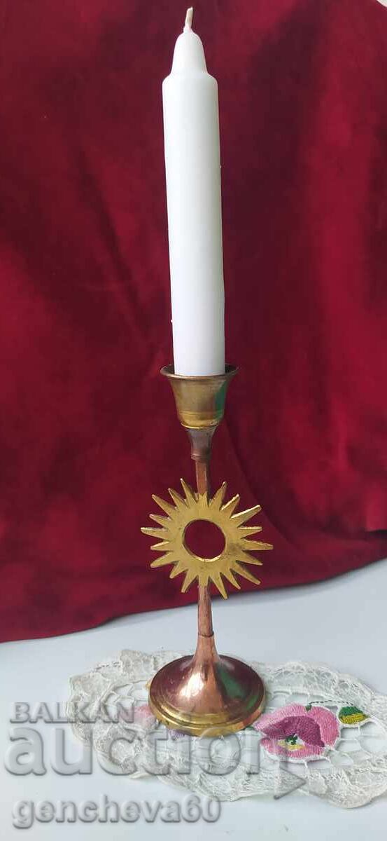 Bronze Candlestick "Sun" with price 12.00 BGN | € 6.14