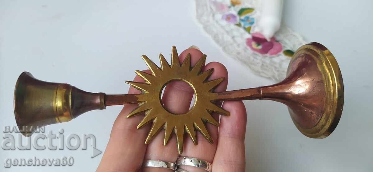 Auction  Bronze Candlestick "Sun"