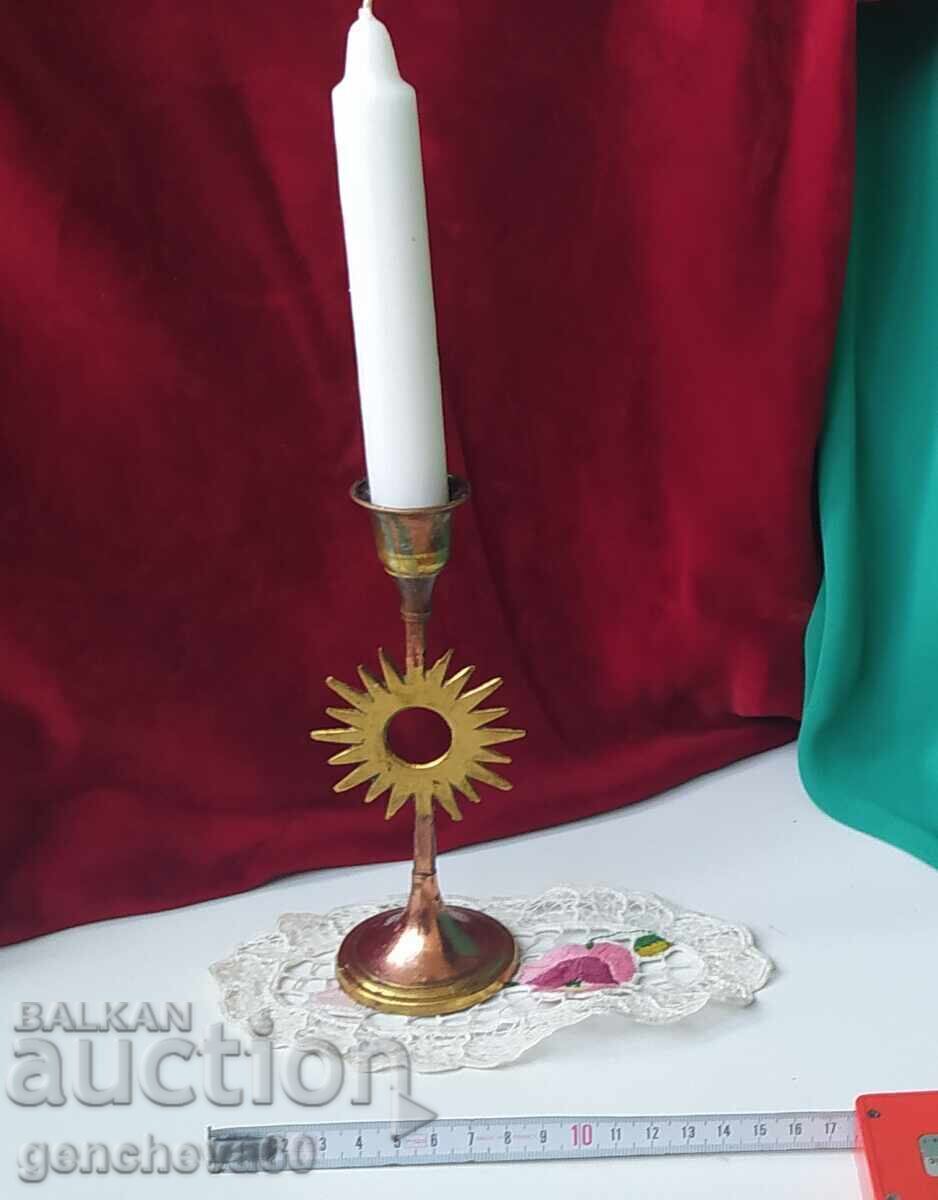 Χάλκινο κηροπήγιο "Ήλιος" - 5