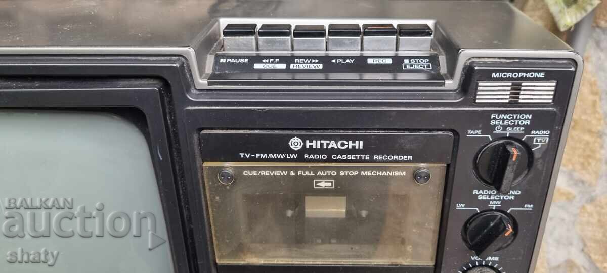 Παλιό κασετόφωνο Hitachi. Τηλεόραση με τιμή 250.00 BGN | € 127.82