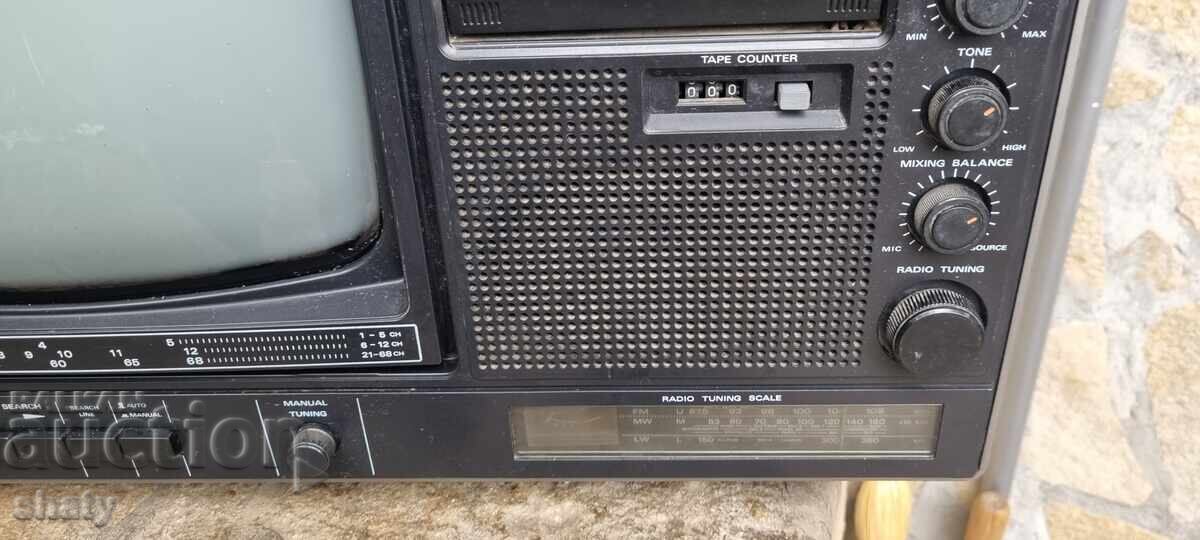 Δημοπρασία Παλιό κασετόφωνο Hitachi. Τηλεόραση