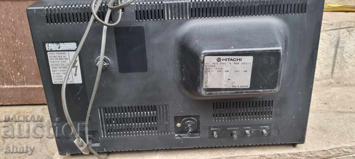 Παλιό κασετόφωνο Hitachi. Τηλεόραση - 6