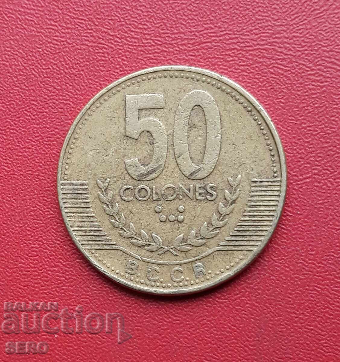 Costa Rica - 50 Colones 1999 Costa Rica - 50 Colones 1999