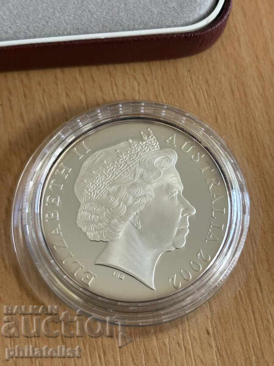 Australia 2002 - 1 Dollar - Kangaroo RAM - 1 OZ Silver PROOF - 6 Australia 2002 - 1 Dollar - Kangaroo RAM - 1 OZ Silver PROOF - 6