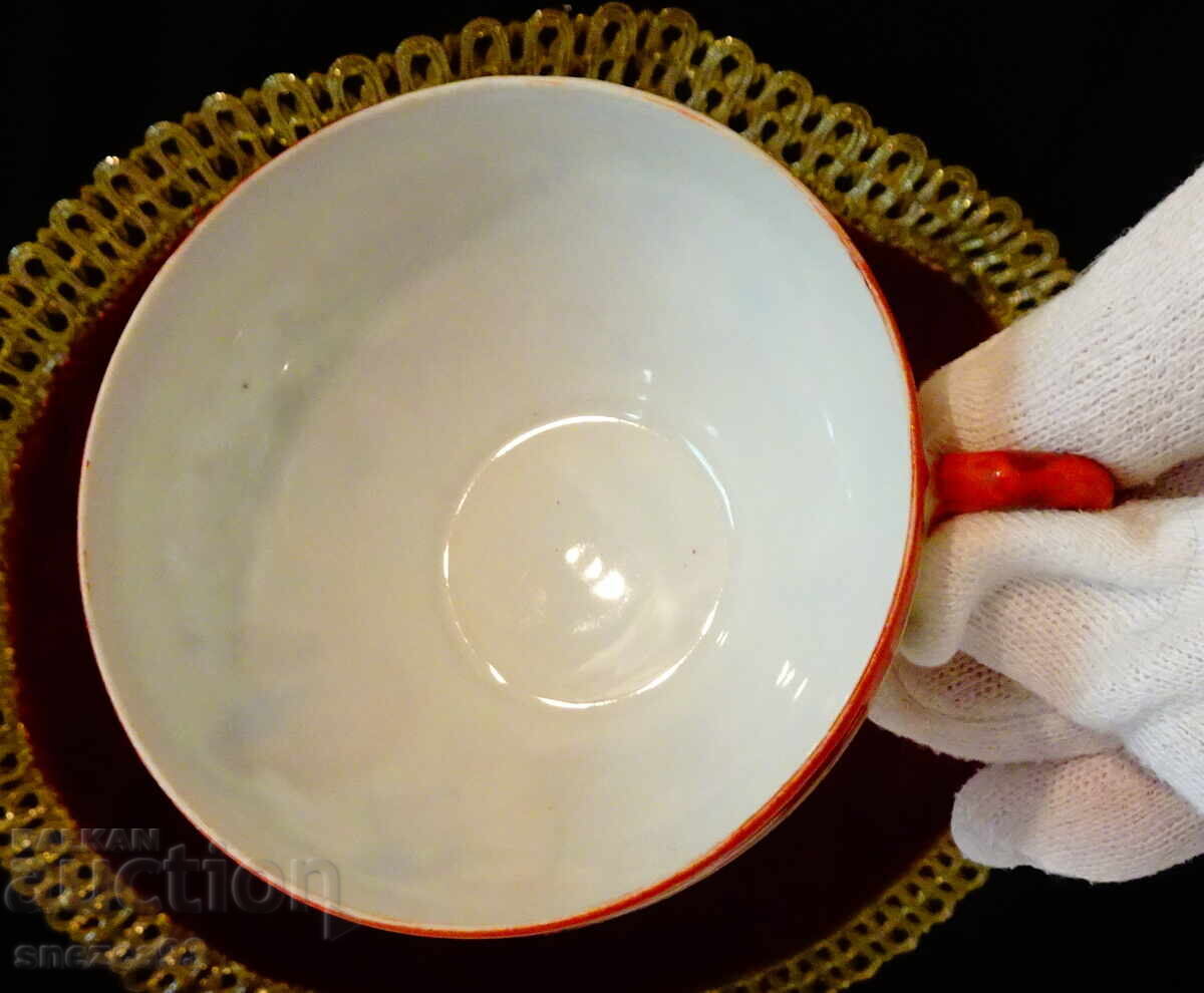 Licitație Două cești de porțelan os japonez 38 gr