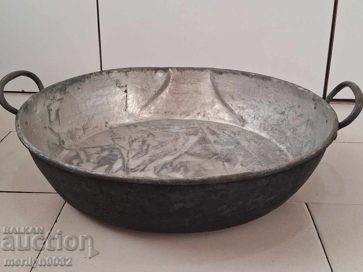 Бакърена тава, меден съд, бакър, сахан, мед, тиган, тас с цена 129.00 лв. | € 65.96