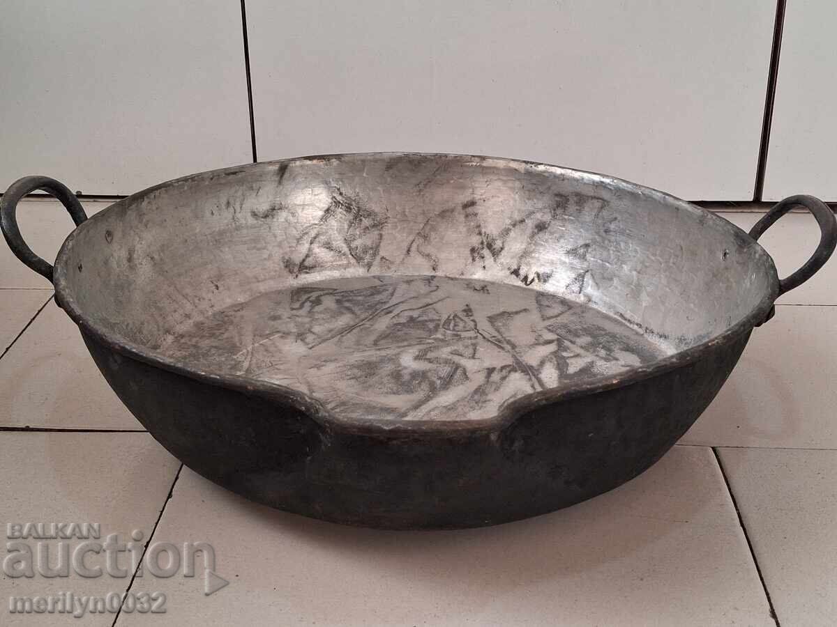 Бакърена тава, меден съд, бакър, сахан, мед, тиган, тас