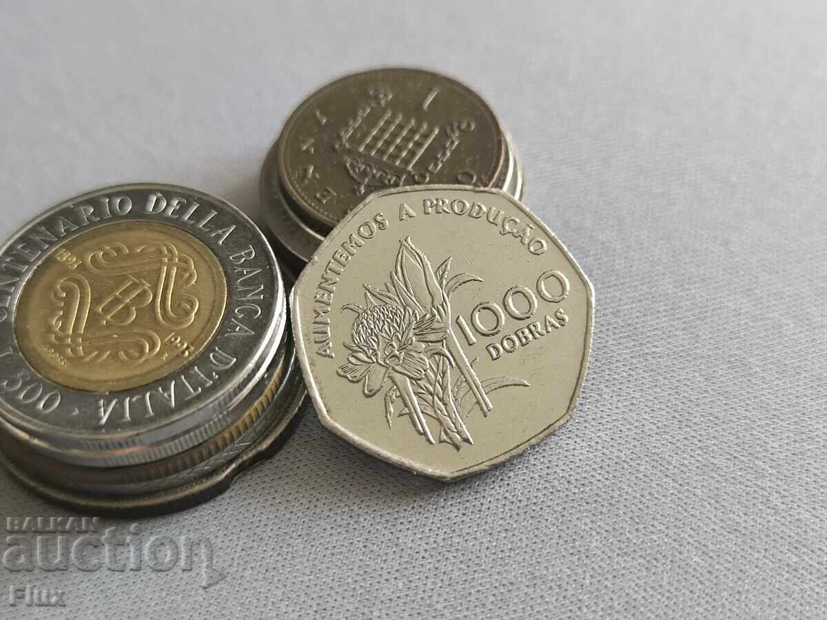 Κέρμα - Σάο Τομέ και Πρίνσιπε - 1000 ντόμπρες | 1997