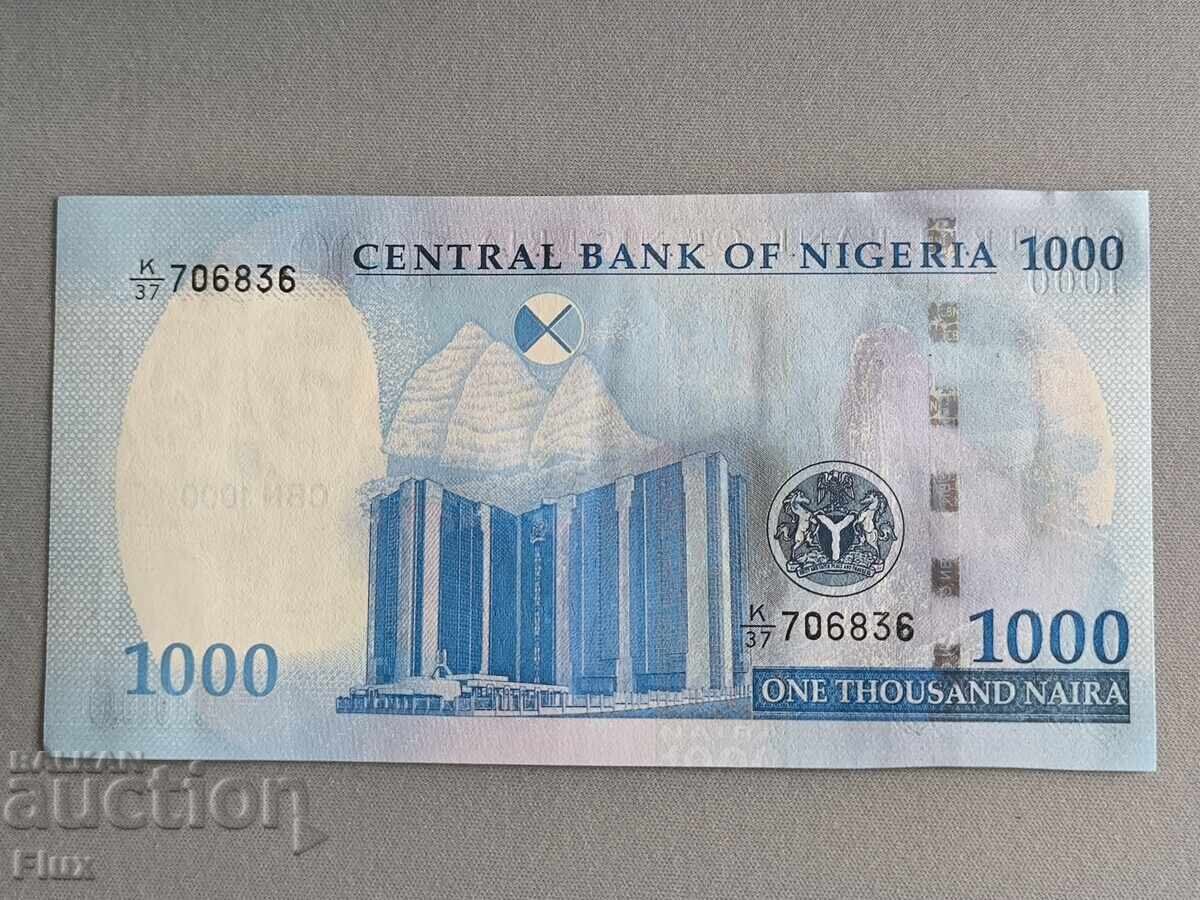 Банкнота - Нигерия - 1000 найра UNC | 2024г. с цена 18.00 лв. | € 9.20