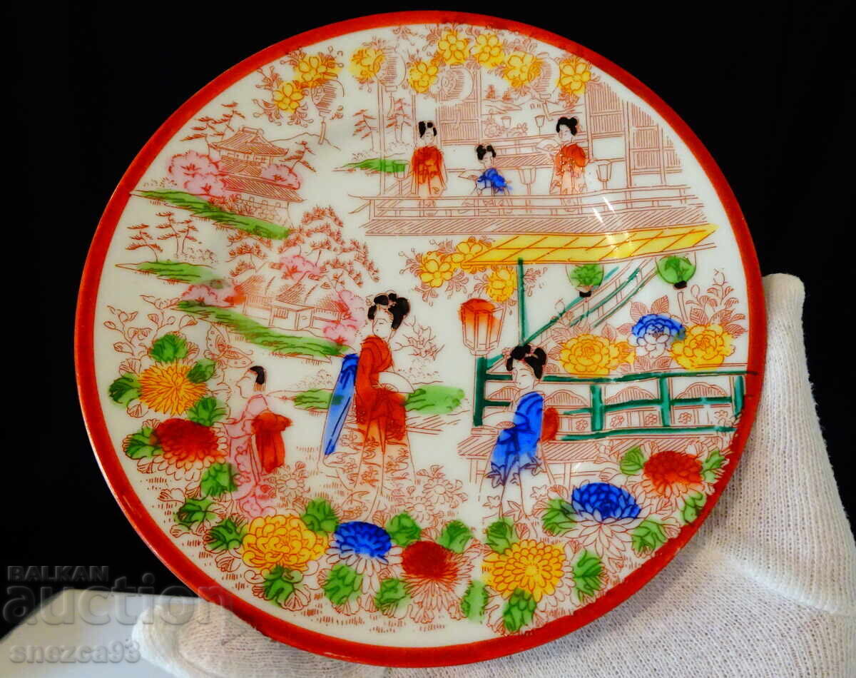 Ceașcă cu farfurie din porțelan japonez - 5