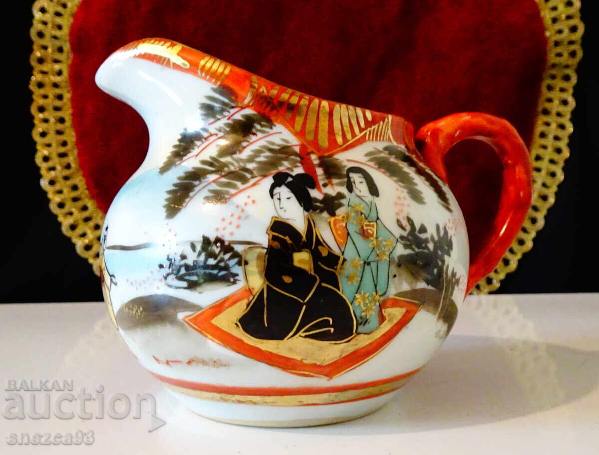 Κανά, κανατάκι ιαπωνικής πορσελάνης Kutani, χρυσός