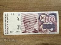 Аржентина - 1000 аустрала (1990) UNC