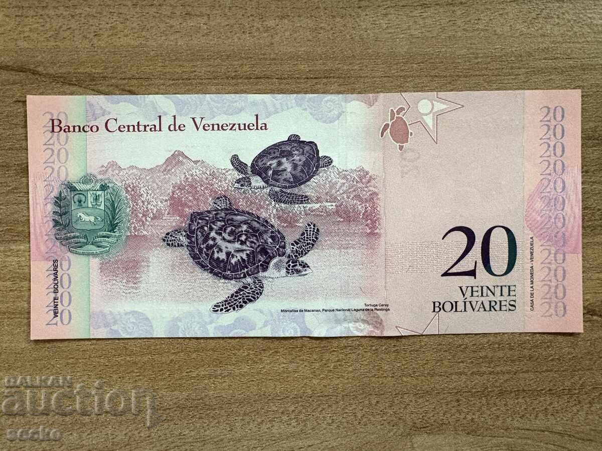 Βενεζουέλα - 20 Μπολίβαρ (2013) UNC με τιμή 2.90 BGN | € 1.48 Βενεζουέλα - 20 Μπολίβαρ (2013) UNC με τιμή 2.90 BGN | € 1.48