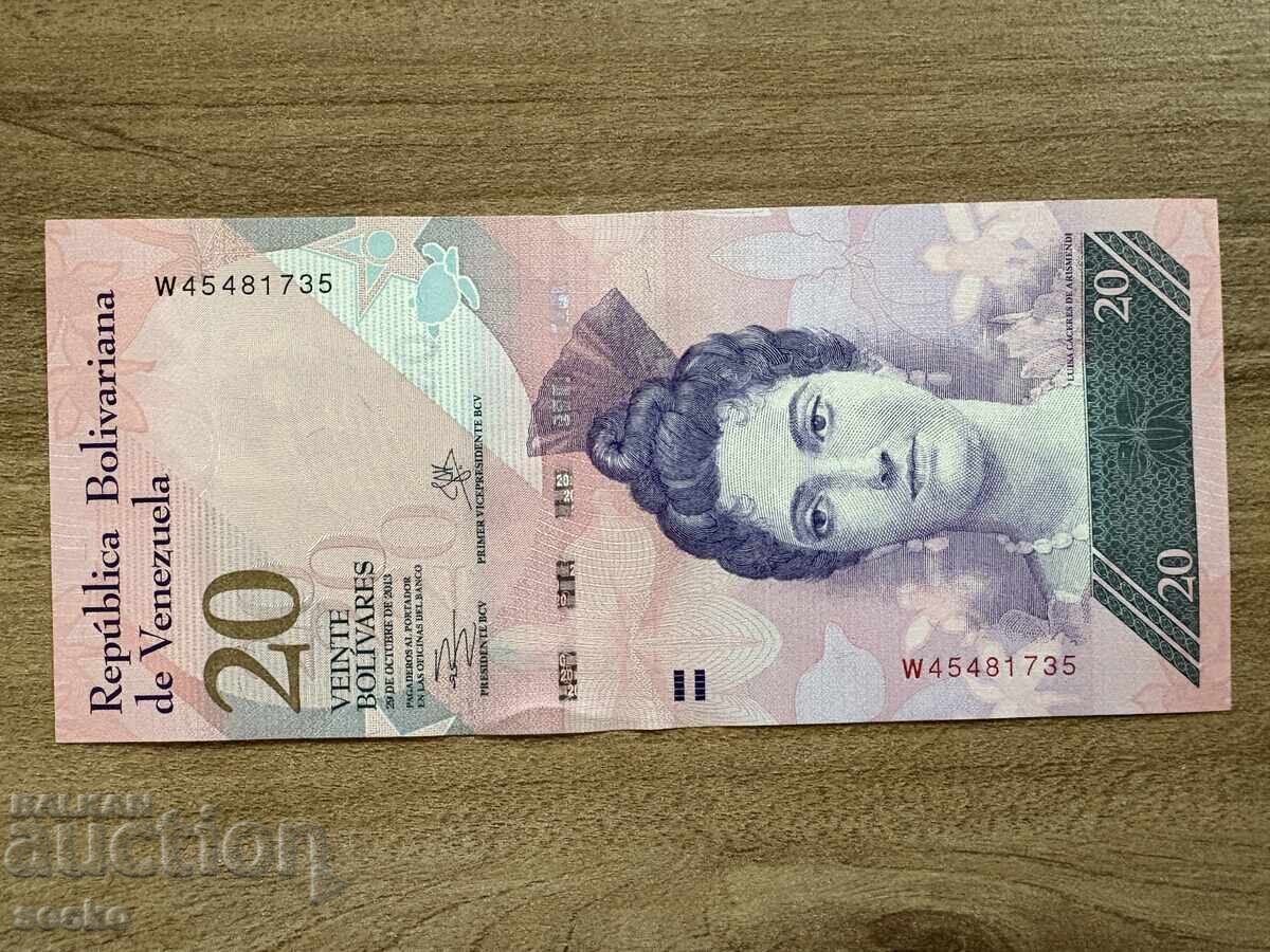 Βενεζουέλα - 20 Μπολίβαρ (2013) UNC Βενεζουέλα - 20 Μπολίβαρ (2013) UNC