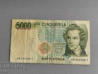 Банкнота - Италия - 5000 лири | 1985г.
