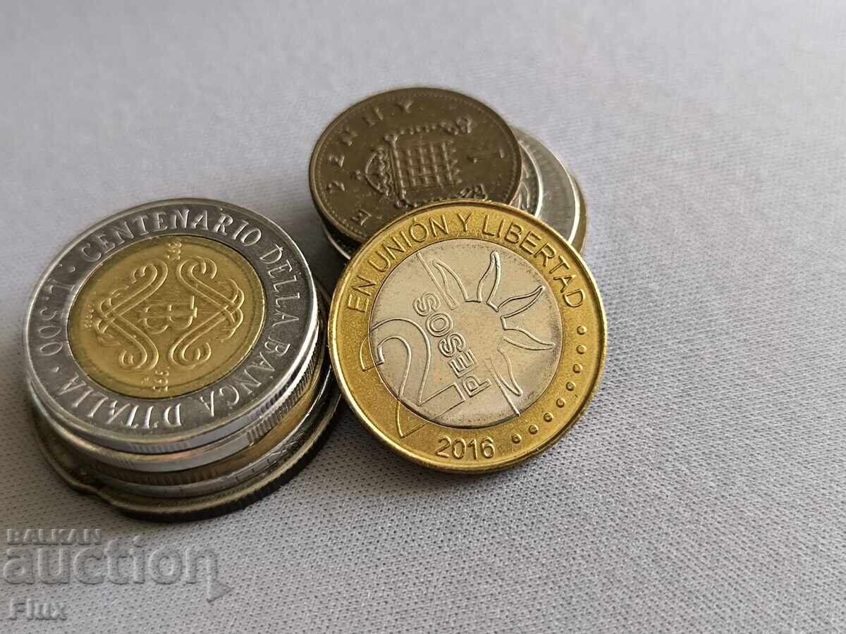 Монета - Аржентина - 2 песо (юбилейна) | 2016г. Монета - Аржентина - 2 песо (юбилейна) | 2016г.