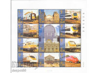 2001. Белгия. Модернизация на железниците. Блок.