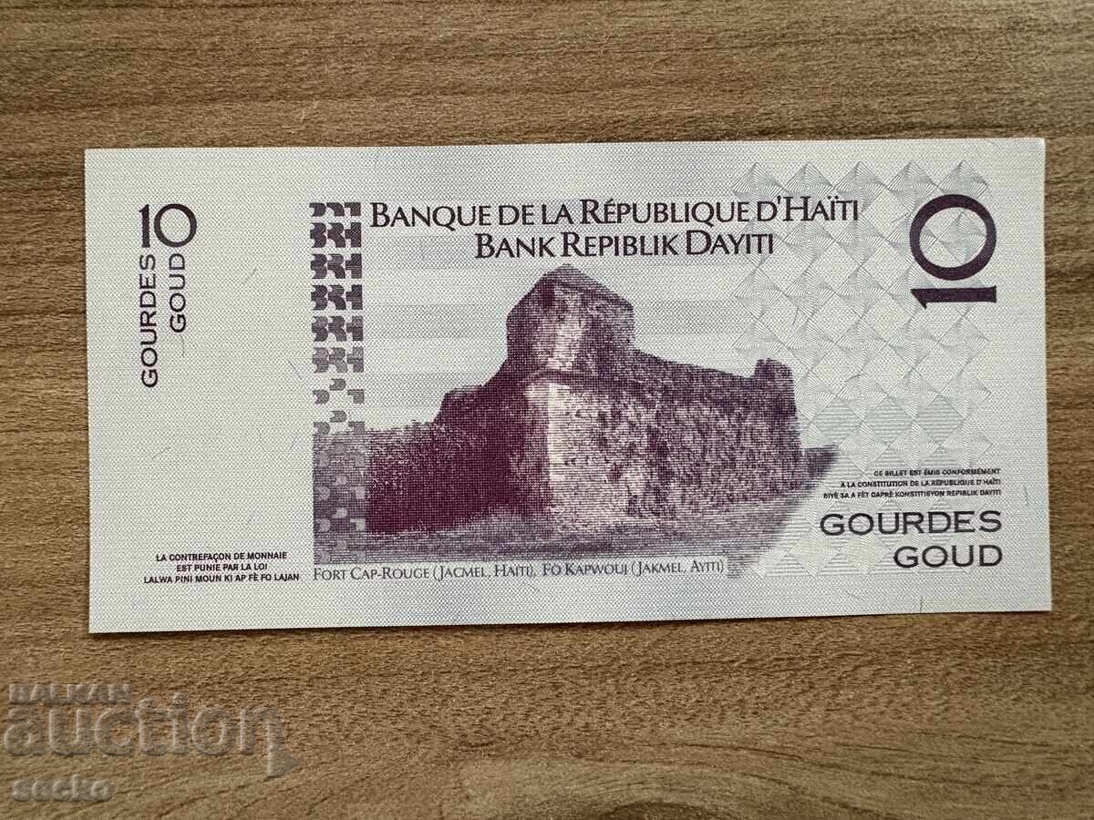 Αϊτή - 10 γκουρντέ (2004) UNC με τιμή 3.50 BGN | € 1.79 Αϊτή - 10 γκουρντέ (2004) UNC με τιμή 3.50 BGN | € 1.79