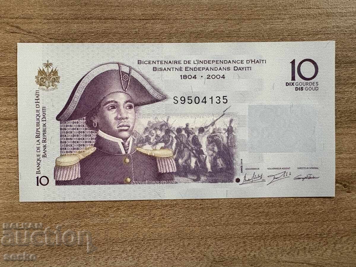 Αϊτή - 10 γκουρντέ (2004) UNC Αϊτή - 10 γκουρντέ (2004) UNC