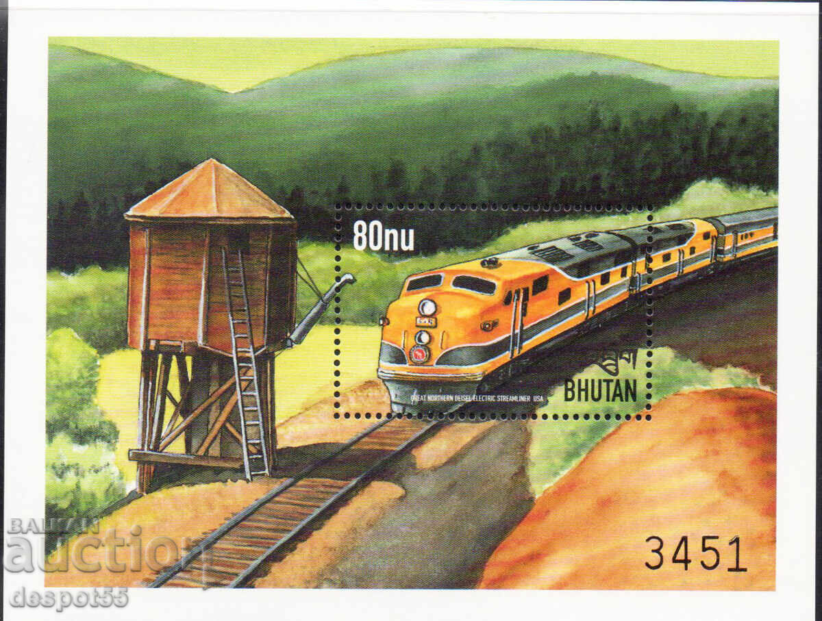 1999. Белгия. Влакове. Блок.