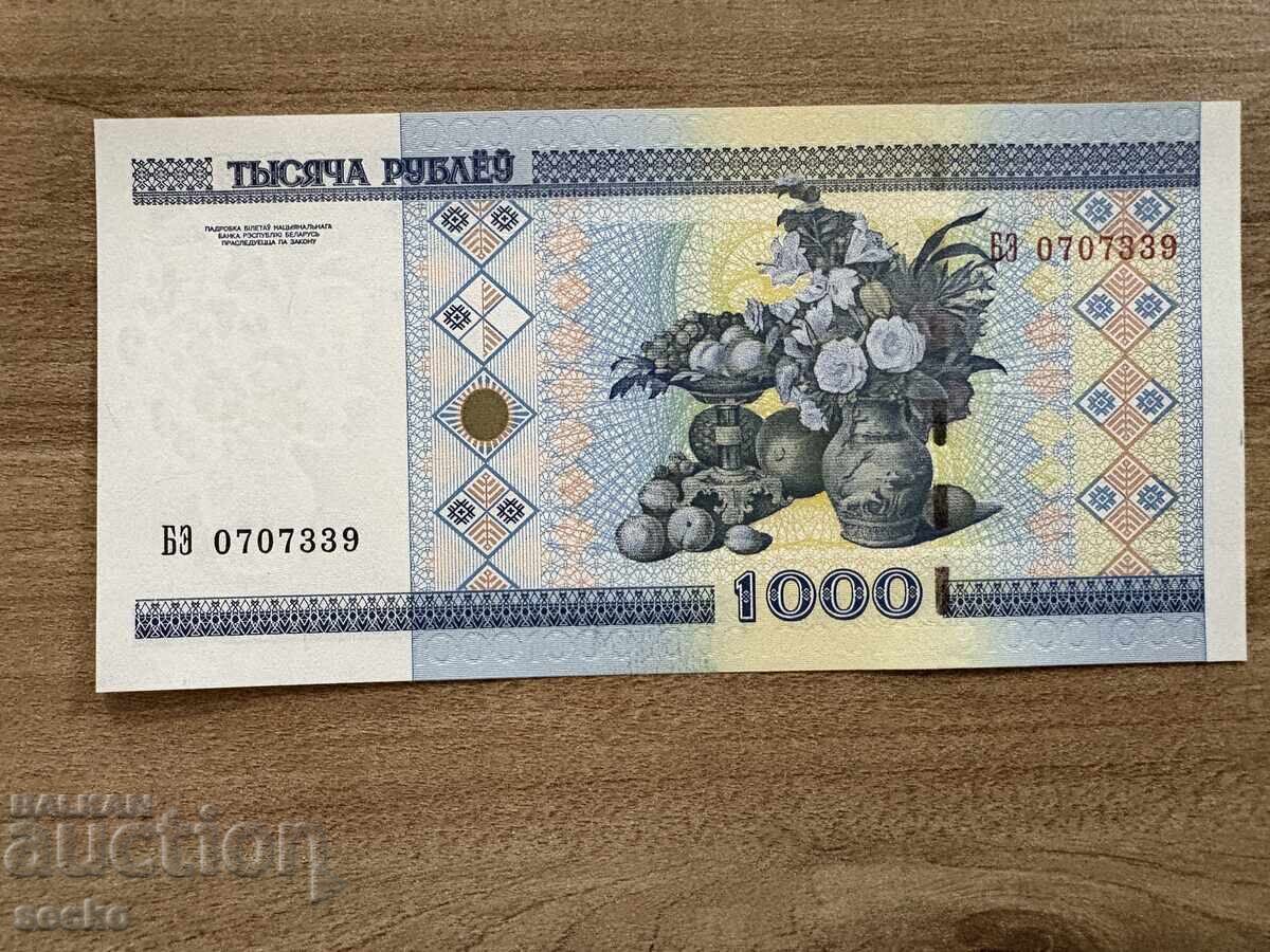 Беларус - 1000 рубли (2000) UNC с цена 1.50 лв. | € 0.77