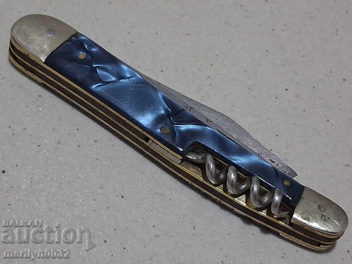 Σοσιαλιστικό μαχαίρι Βελίκο Τύρνοβο Σφυρί και δρεπάνι μαχαίρι πιρούνι τιρμπουσόν - 6