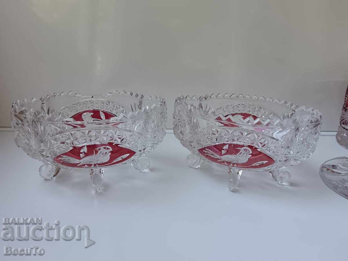 Delivery of Complete lead crystal whisky service set, Hofbauer, like new