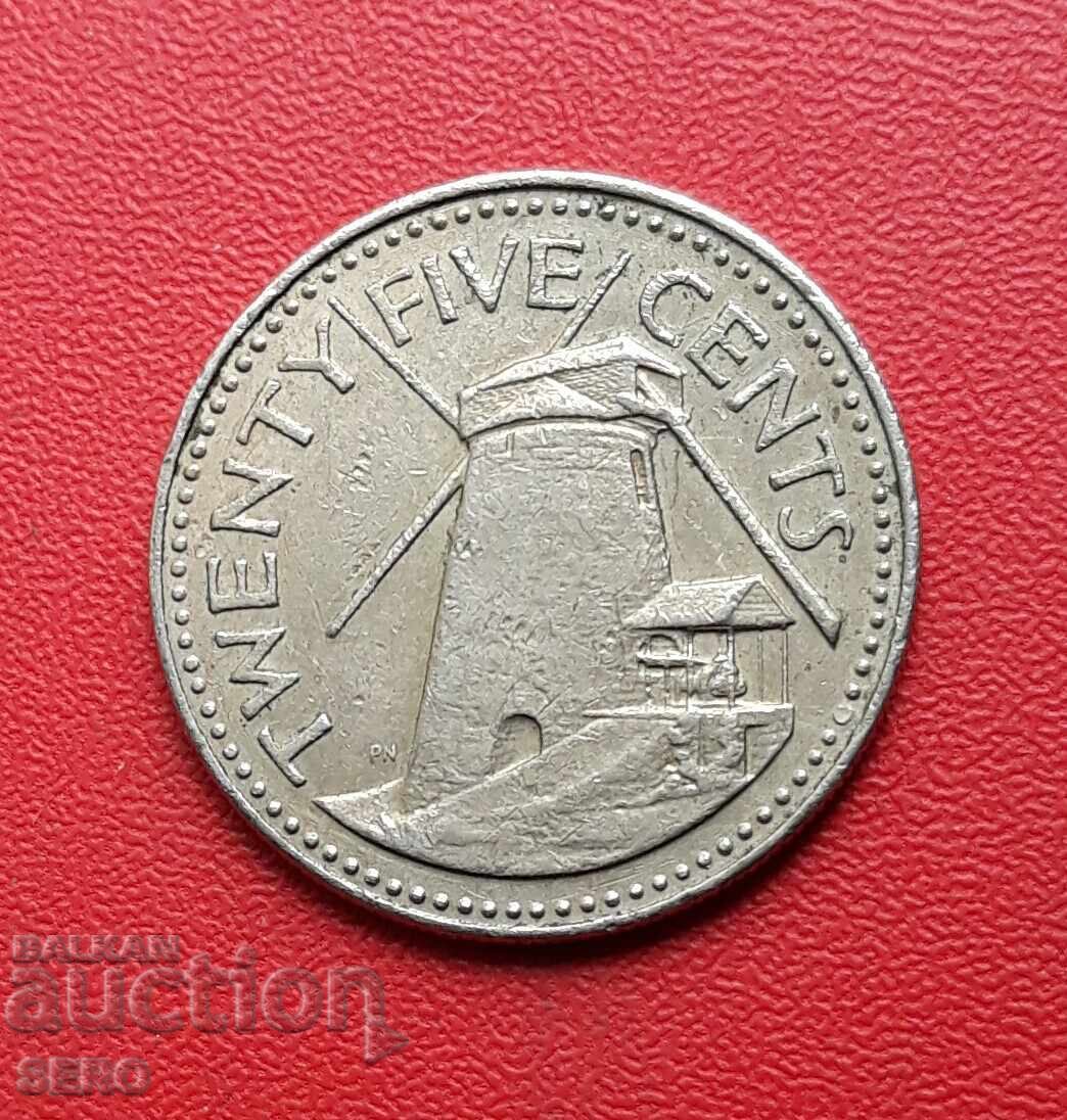 Barbados - 25 Cents 1980 with price 0.91 BGN | € 0.47 Barbados - 25 Cents 1980 with price 0.91 BGN | € 0.47