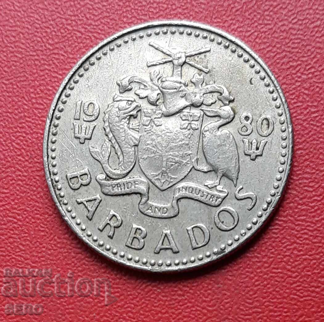 Barbados - 25 Cents 1980 Barbados - 25 Cents 1980