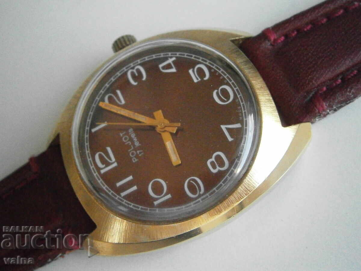 Licitație POLJOT, cal. 2614, 17 rubine, URSS. Foarte bine conservat!