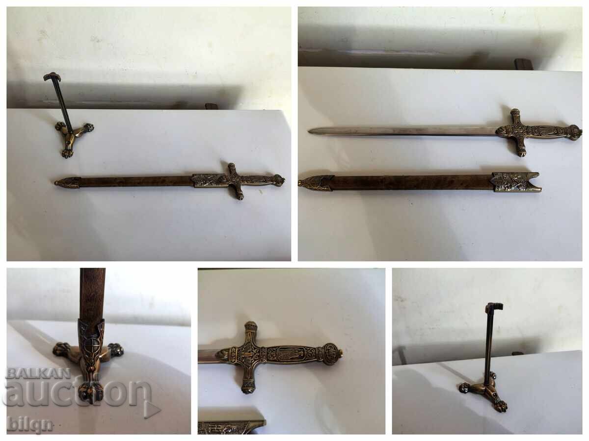 Sabie fantastică pentru scrisori cu suport - 5 Sabie fantastică pentru scrisori cu suport - 5