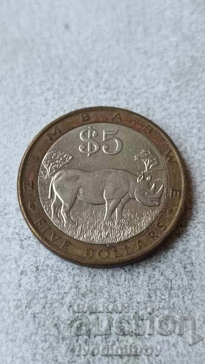 Ζιμπάμπουε 5 δολάρια 2001 Ζιμπάμπουε 5 δολάρια 2001
