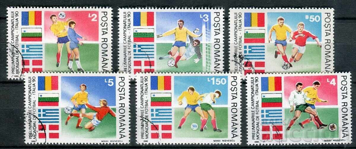 România 1990 CTO - Sport, fotbal, Italia '90