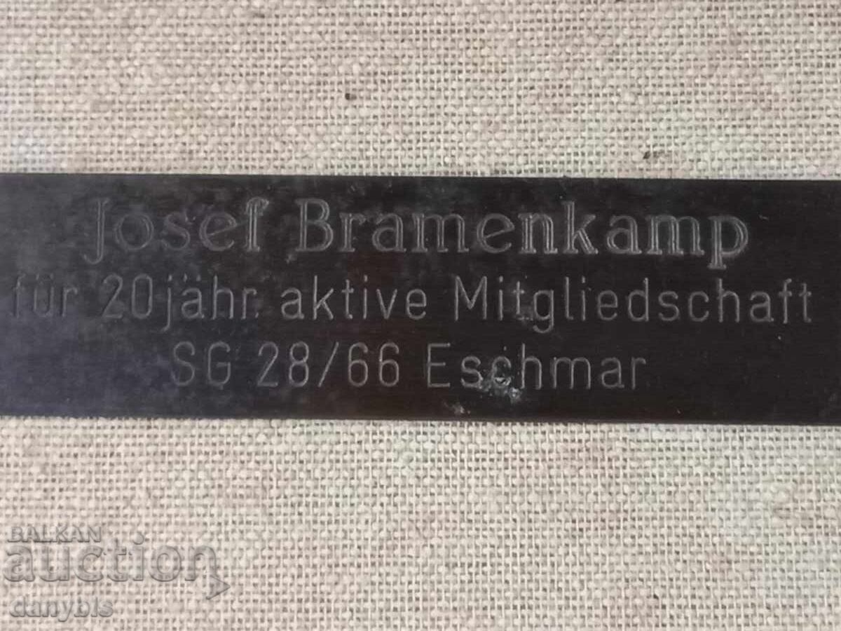 Δημοπρασία Ποδόσφαιρο - Josef Bramenkamp για 20 χρόνια ενεργό μέλος