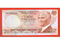 TURKEY Turkey 20 Lira series I - 1970 - 1974 NEW UNC