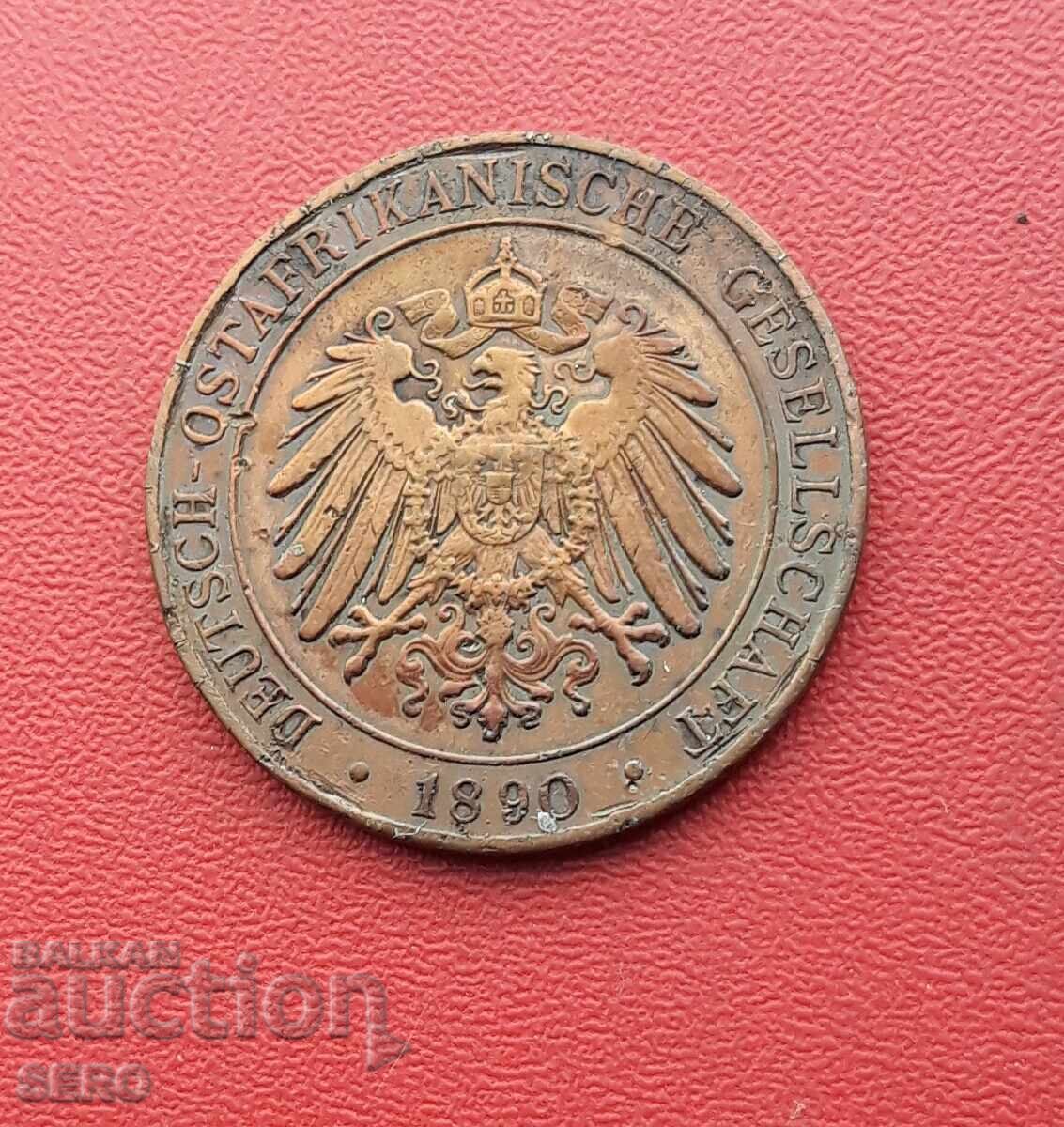 German East Africa - 1 Pesa 1890 - Very Fine Condition German East Africa - 1 Pesa 1890 - Very Fine Condition