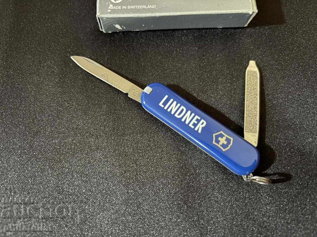 Швейцарски джобен нож Victorinox 58 мм тъмносиньо , ново - 6