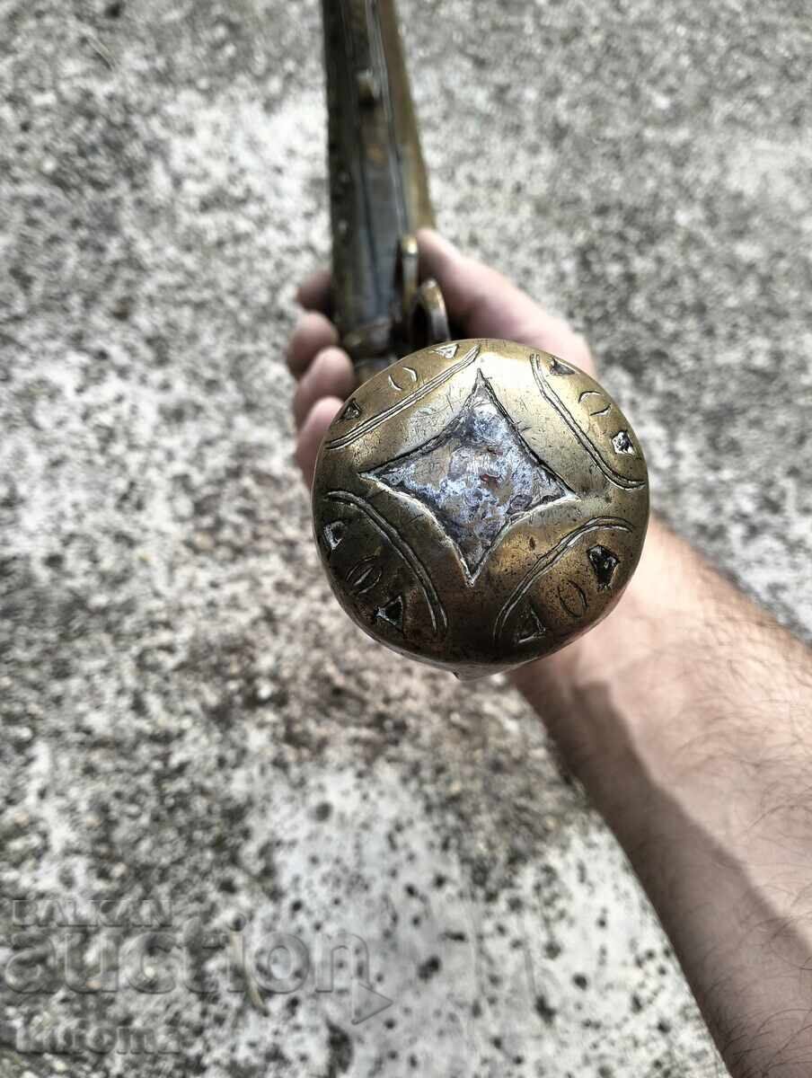 Livrarea Mare butoiaș de alamă pentru praf de pușcă