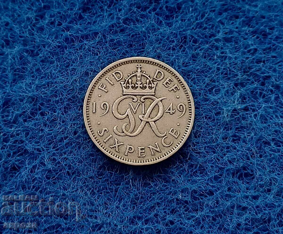 6 Pence Great Britain 1949 6 Pence Great Britain 1949