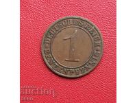 Германия-1 пфениг 1924 А-Берлин