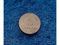 5 πφένιγκ Γερμανία 1921 σιδερένια