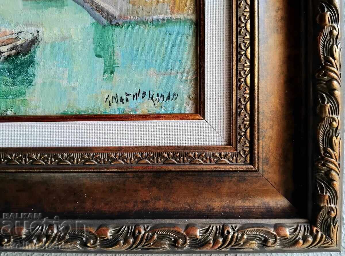 Tablou în ulei pictat cu vopsele de ulei pe pânză - 6 Tablou în ulei pictat cu vopsele de ulei pe pânză - 6