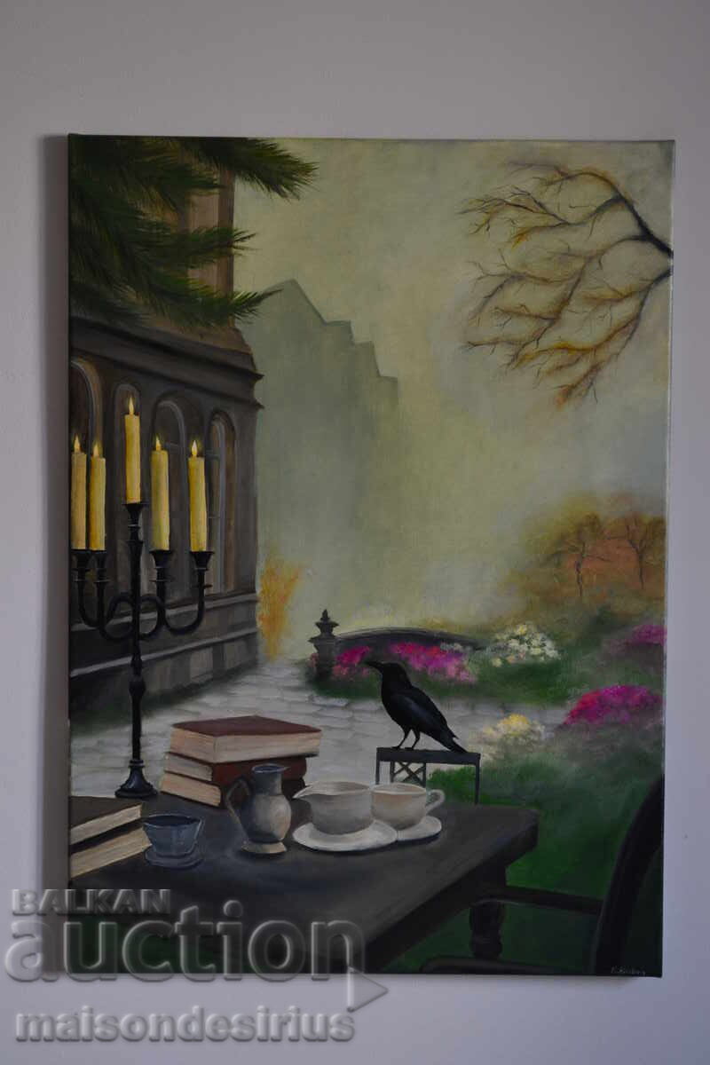 Auction  The Guest - Oil Painting