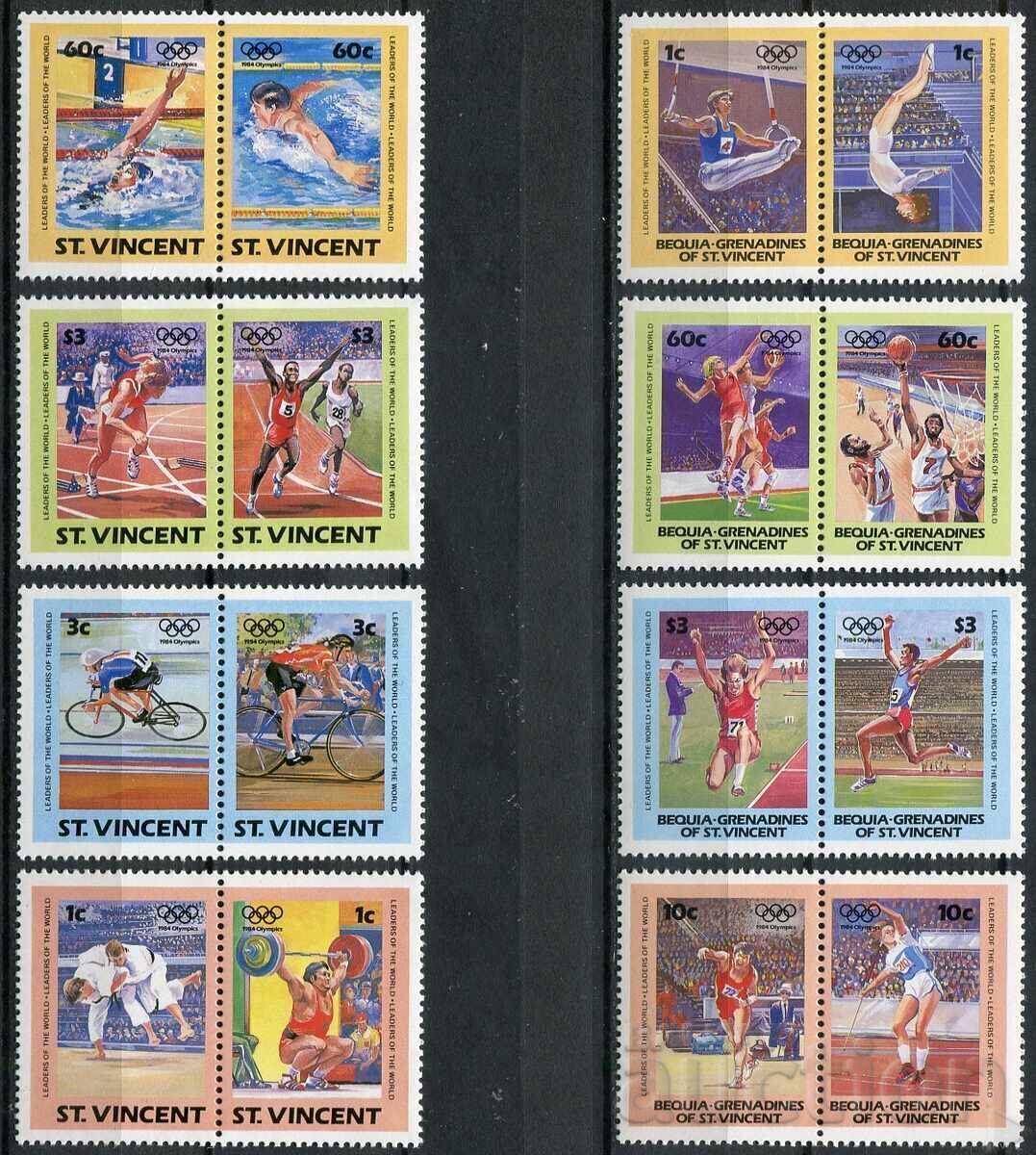 Νήσος Αγίου Βικεντίου MnH - Αθλητισμός, Ολυμπιακοί Αγώνες
