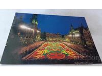 Cartolină poștală Bruxelles Grand Place 1988