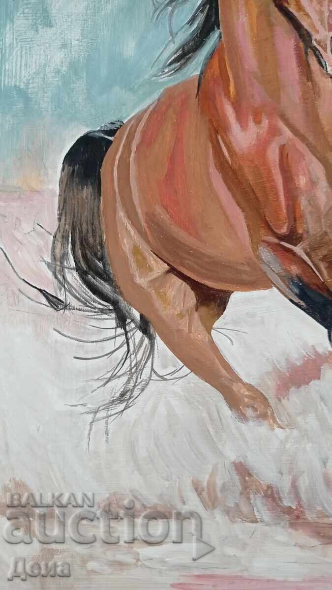 Delivery of Peter Nenov painting